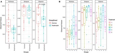 Characterization of Rumen Microbiota of Two Sheep Breeds Supplemented With Direct-Fed Lactic Acid Bacteria